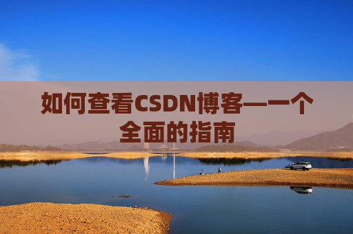 如何查看CSDN博客—一个全面的指南